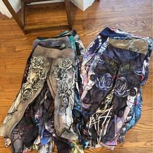 COPY - A pile of Eagle rock werkshop  leggings.